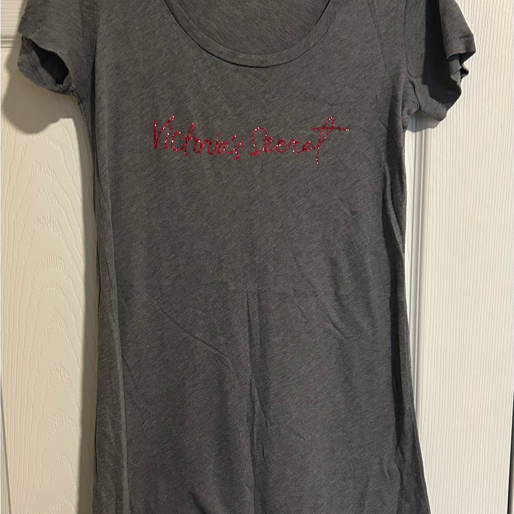 Victoria's Secret Gray Sleep Tee/Nightgown